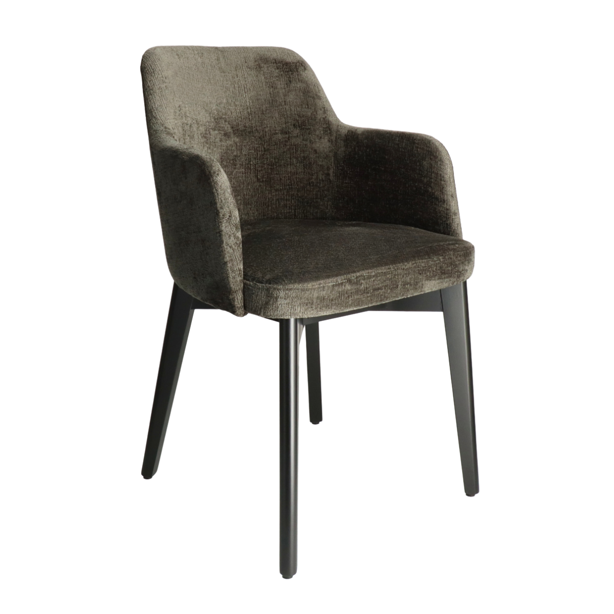 T JANEIRO ARM HARMONY  Green elegant Upholstered indoor chair